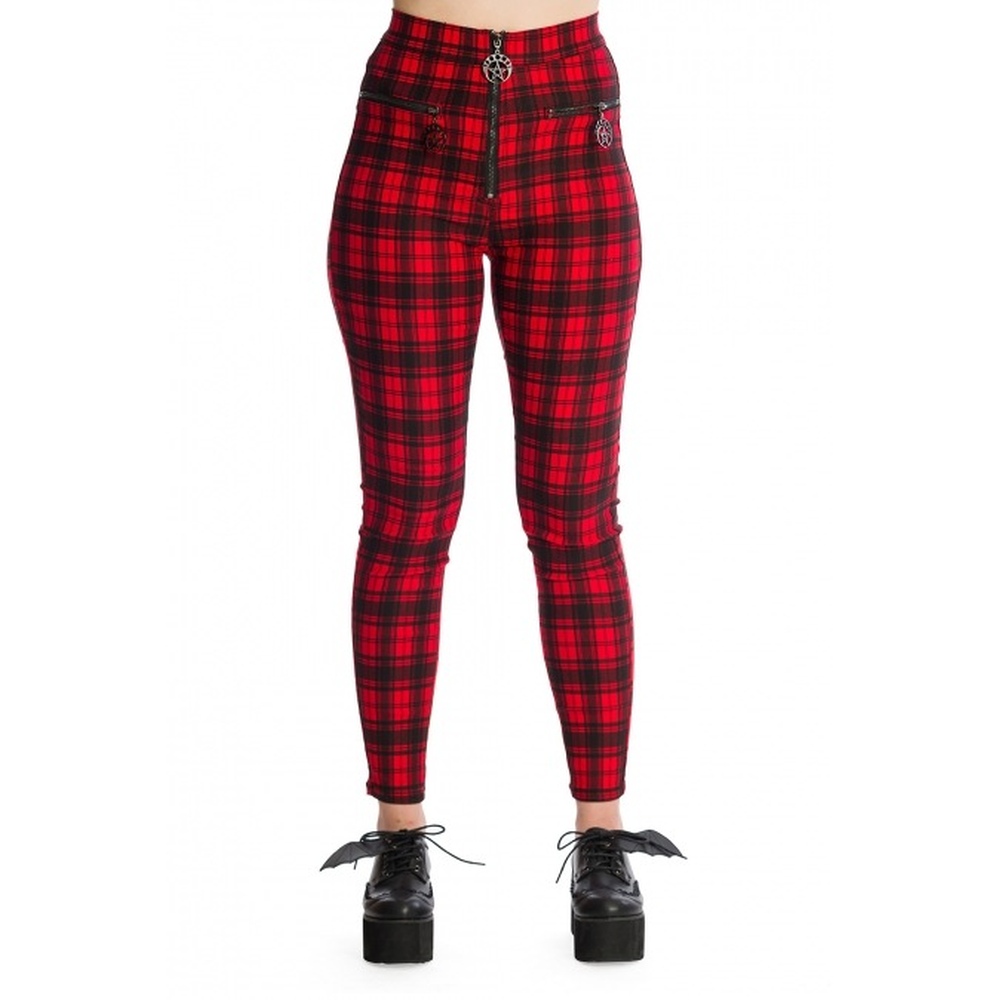 Banned - DAMIEN Pantalon coupe slim - Rouge